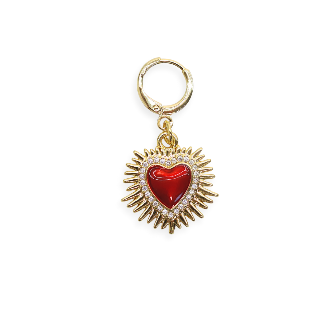 charm en forma de corazon