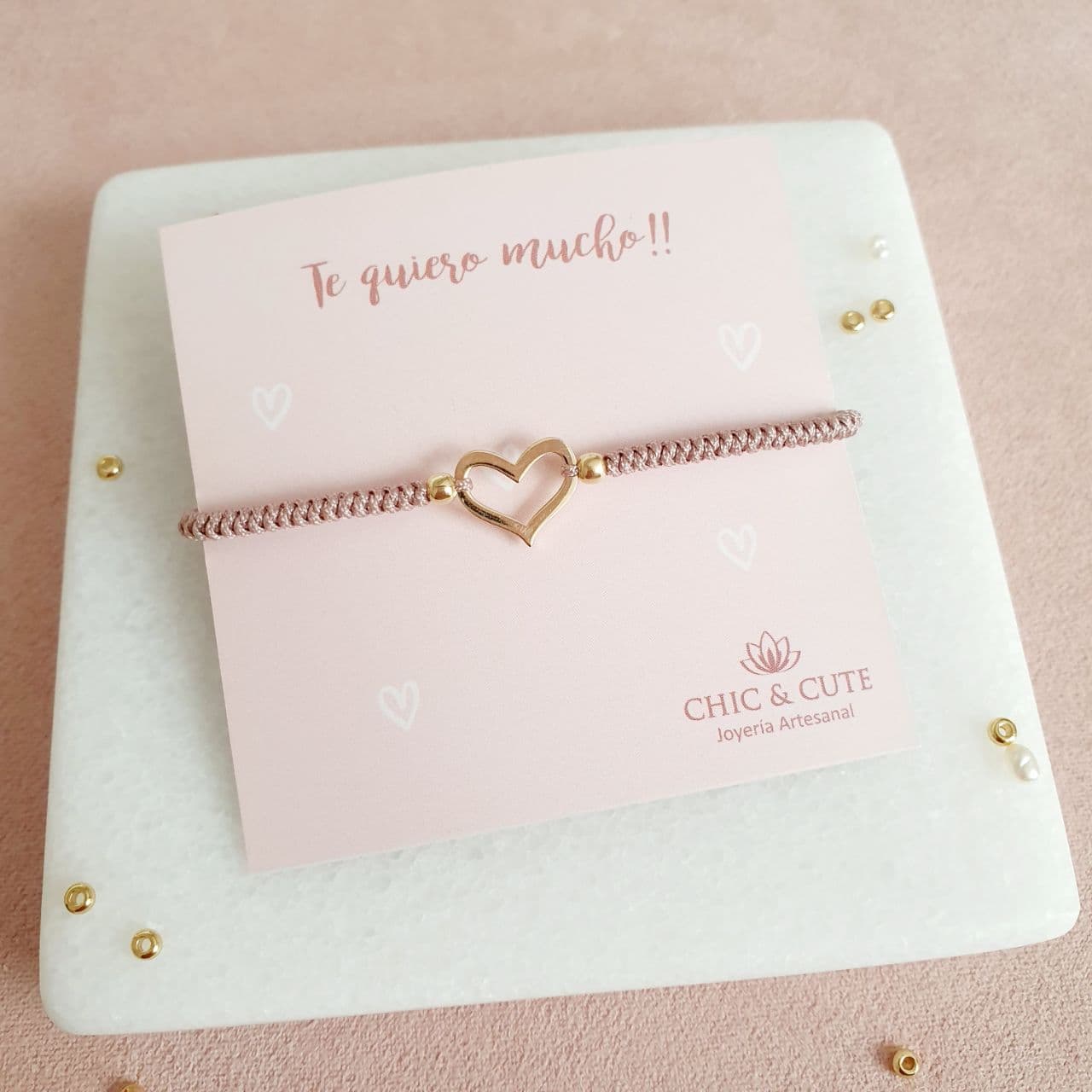 Pulsera Corazón Calado